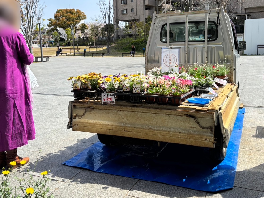 茅ヶ崎市役所入り口で行われるパンウィーク