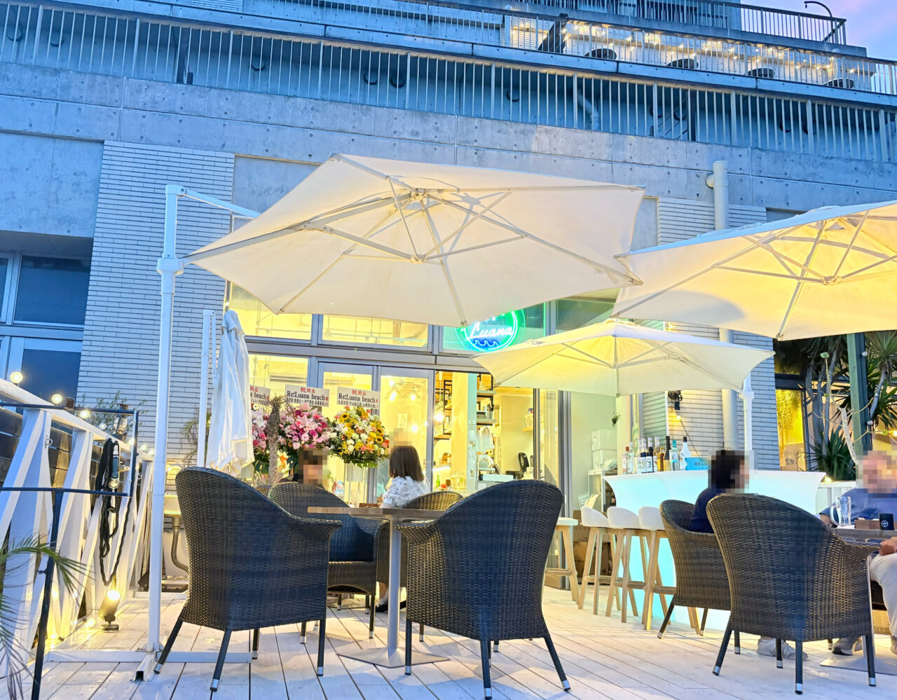 Re:Luana beach 茅ヶ崎店のテラス