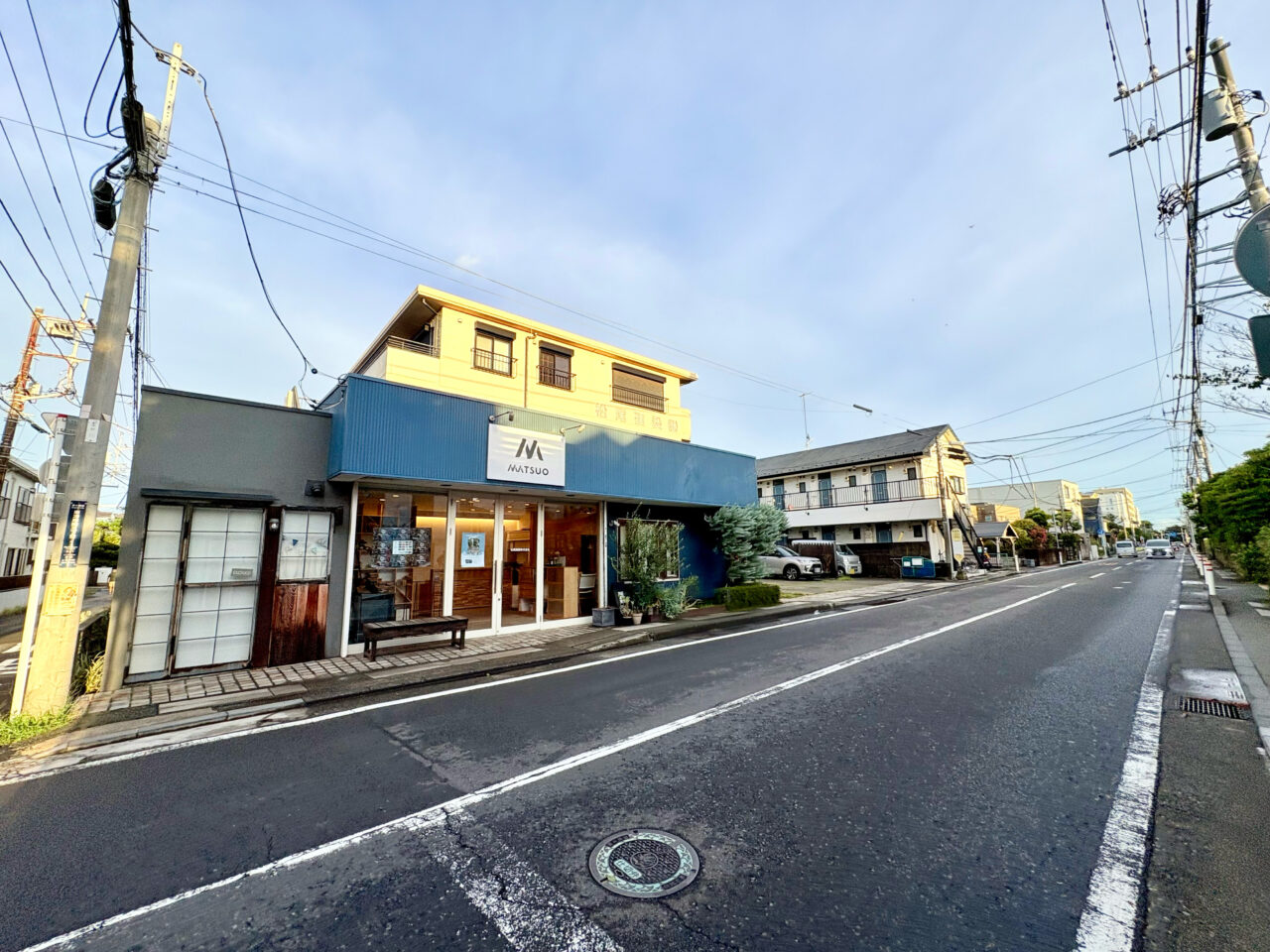 茅ヶ崎ストーリーマルシェの会場となる松尾建設株式会社の外観