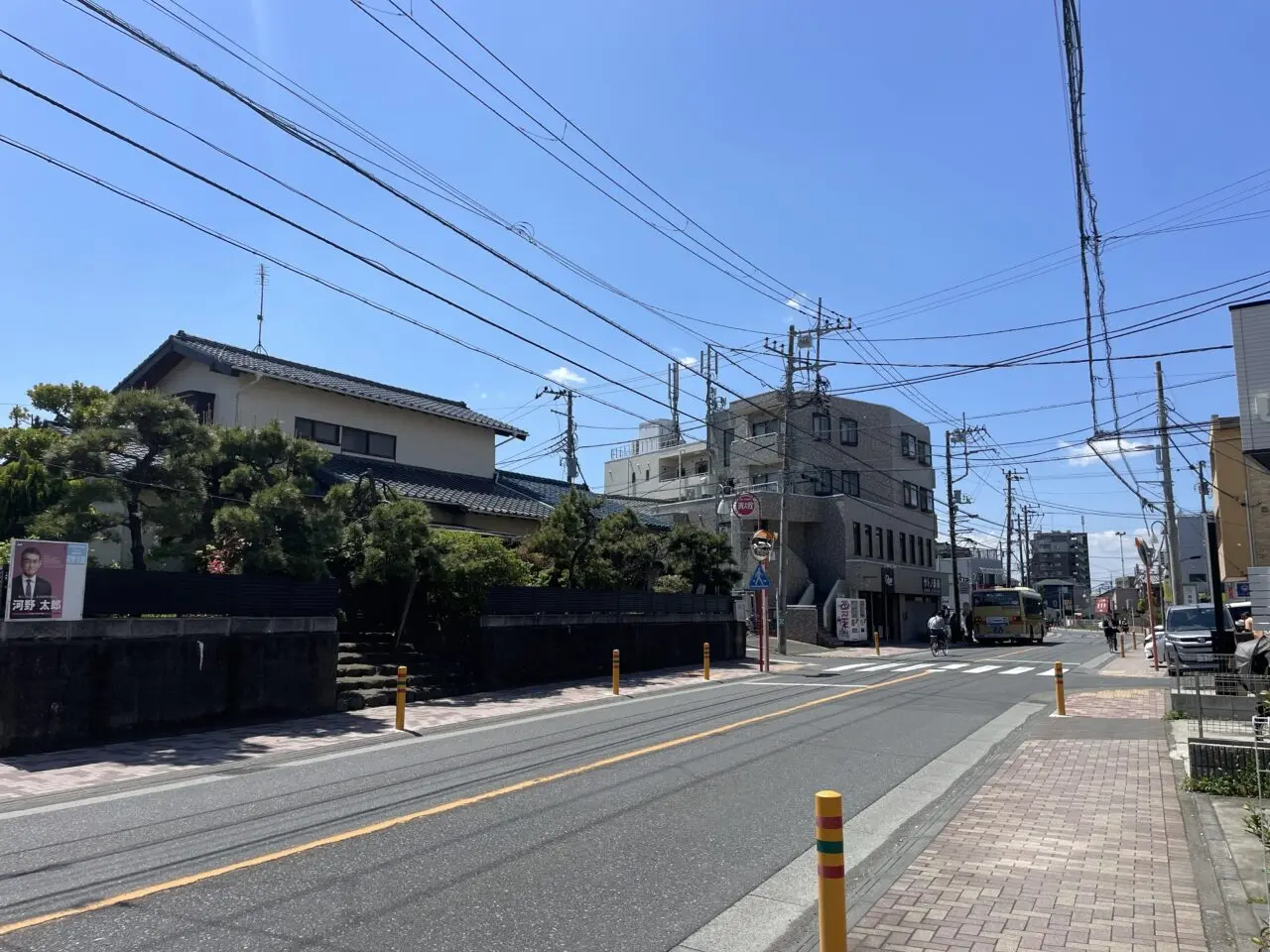 茅ヶ崎 若松町 通りの様子