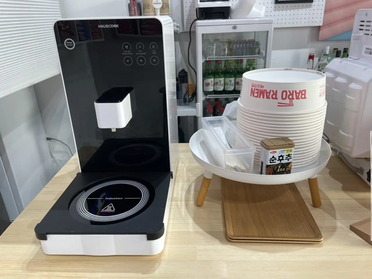 韓国ラーメン専用セルフ調理機