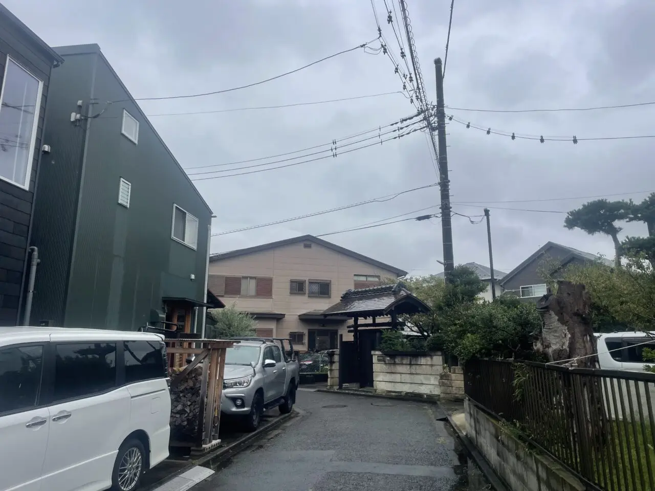 薪窯パン屋「はろぱん」がある茅ヶ崎市柳島海岸の住宅街